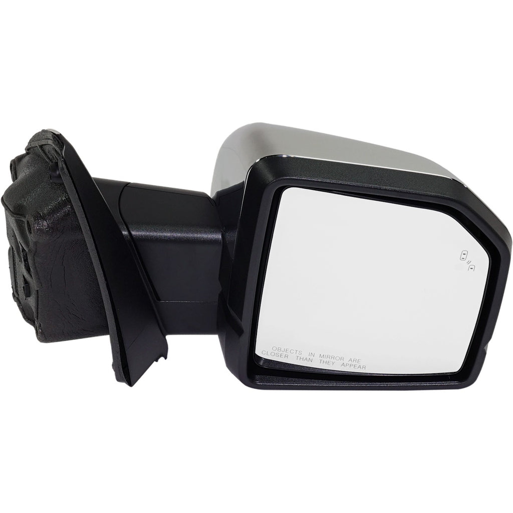 Right Side Mirror for Ford F-150 (2015–2018) Power Heated Chrome Turn Signal