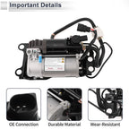 Air Suspension Compressor for Audi A8 Quattro (2011–2017) OE 4H0616005C