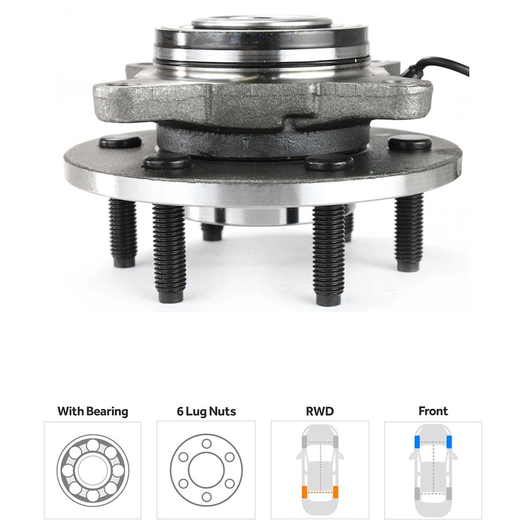 Front Wheel Hubs for Ford (2000–2005)