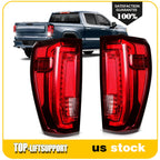 Pair LED Rear Tail Light Assembly for GMC Sierra 1500 2500 3500HD (2019–2024)