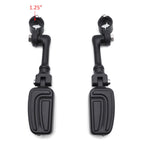Foot Peg Kit for Honda DLX600 Shadow VT600 (1.25" Engine Guard, 4.5")