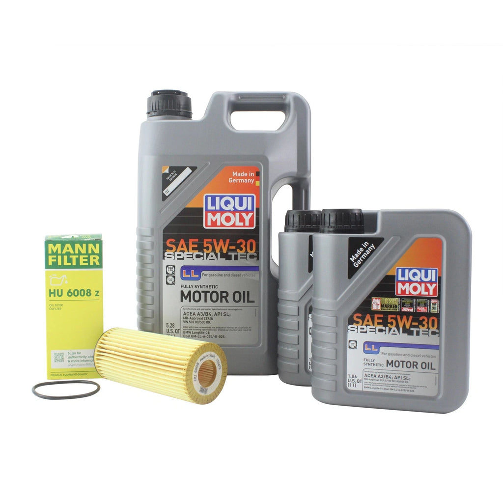 Liqui Moly Special Tec LL 5W-30 Oil Change Kit for Mercedes E350 (2010–2016)