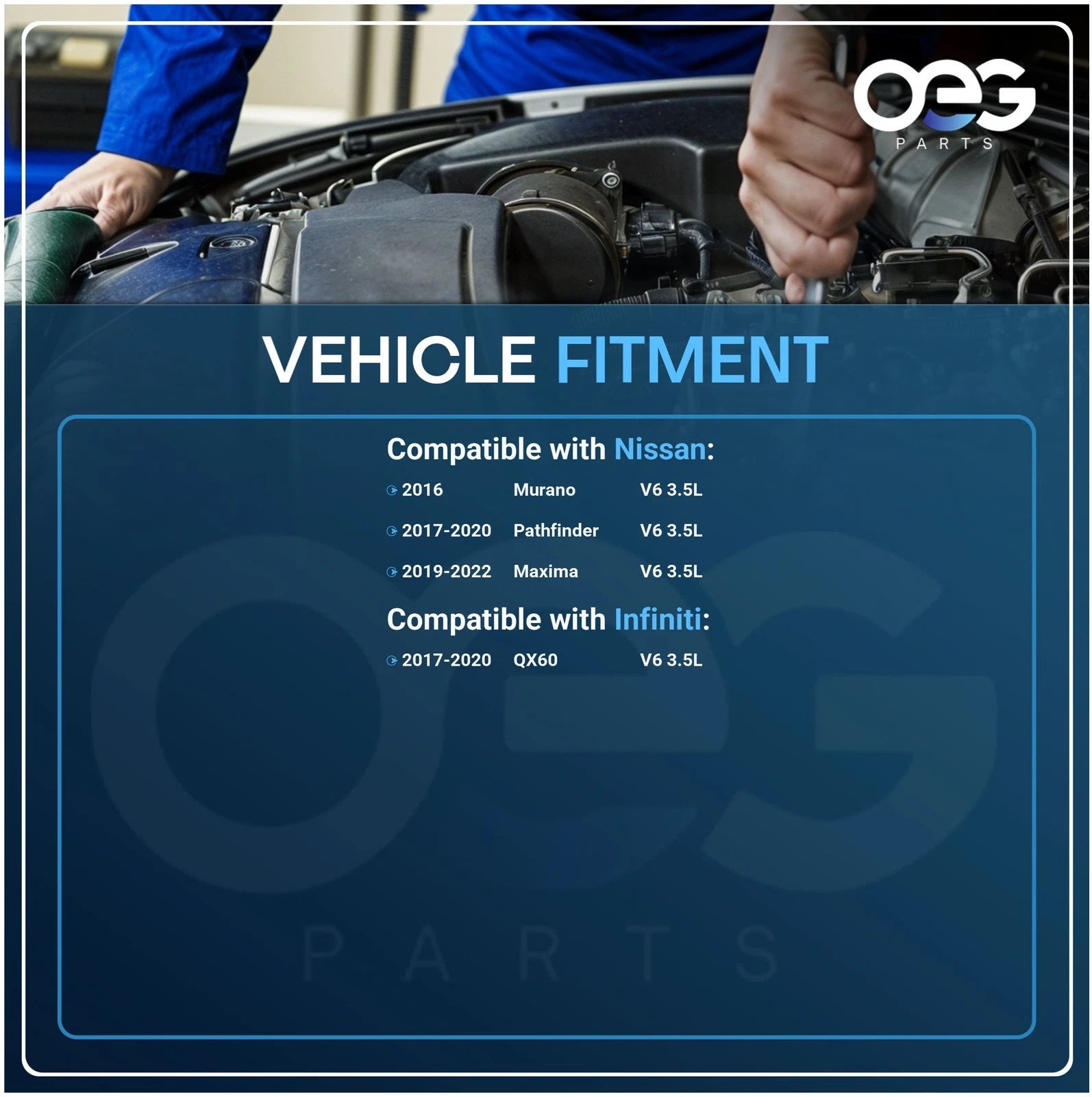 Alternator for Nissan Pathfinder V6 3.5L (2017–2018)
