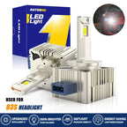 2X D3S D3R LED Headlight Bulbs 240W 6000K for HID Xenon Conversion