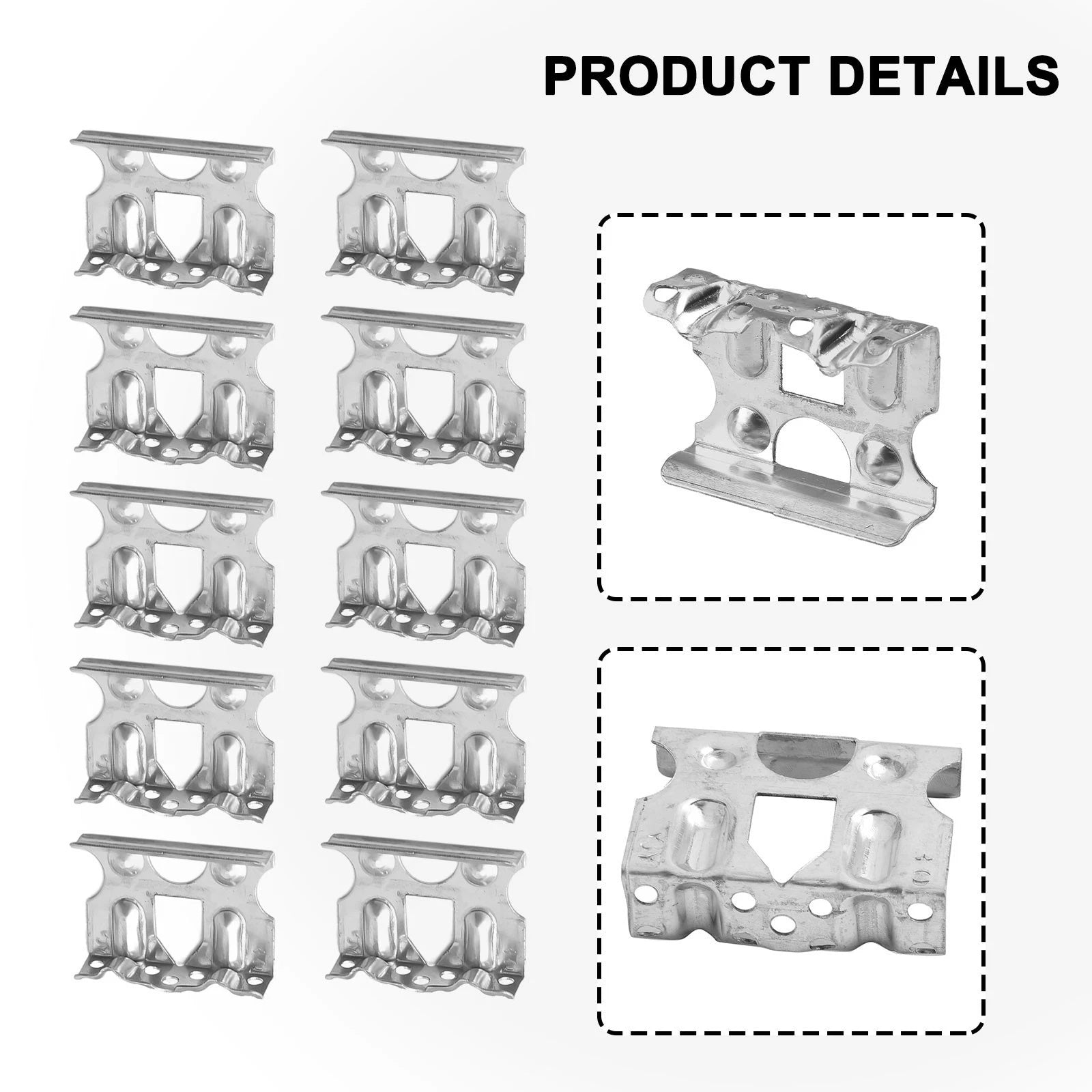 Aluminum Water Drain Clips Pack of 10 for Solar Panels