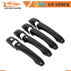Set of 2 Door Handle Covers for Dodge Grand Caravan (2008–2020) Carbon Fiber