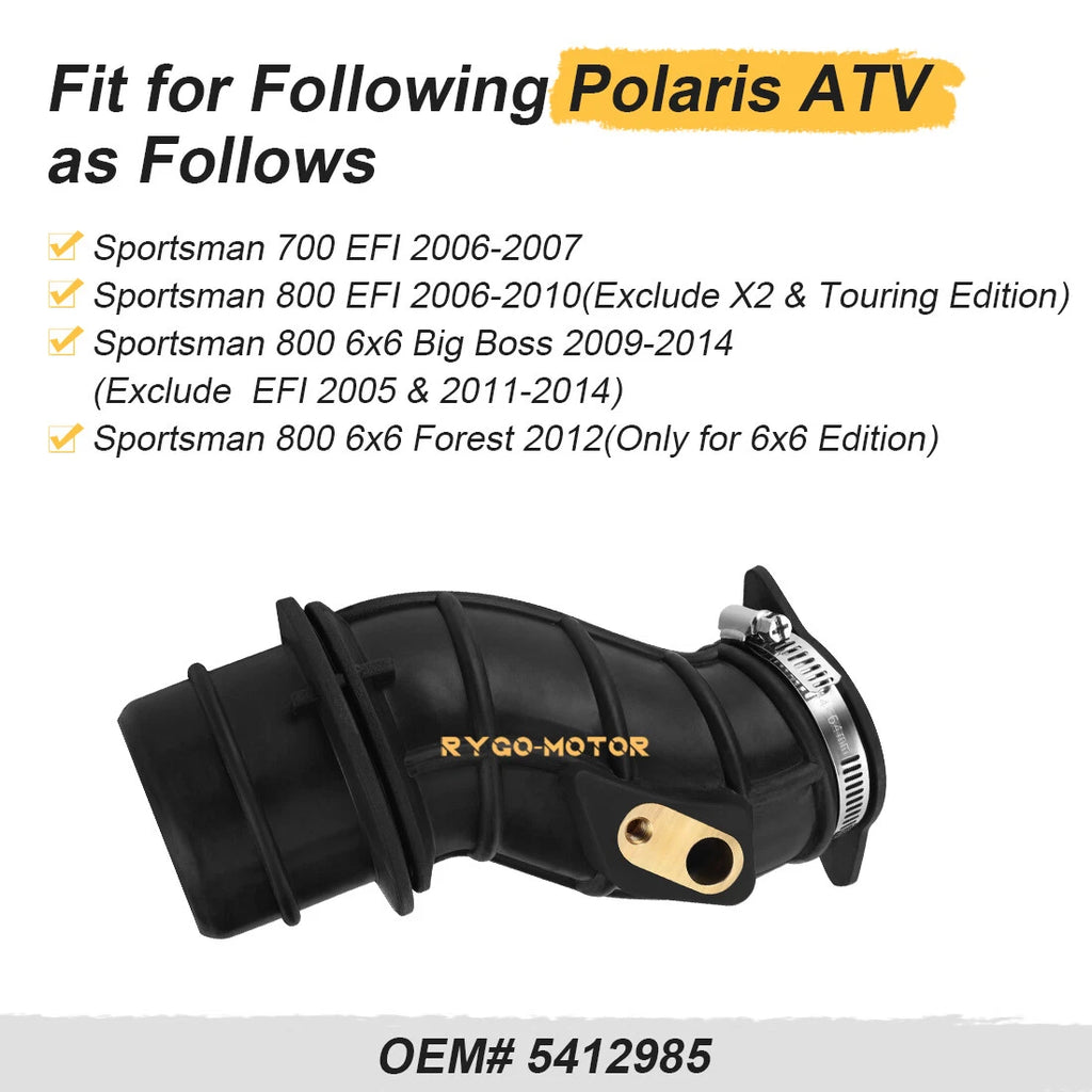 Throttle Body Boot for Polaris Sportsman 800 700 EFI 6X6 (2006–2014) 5412985
