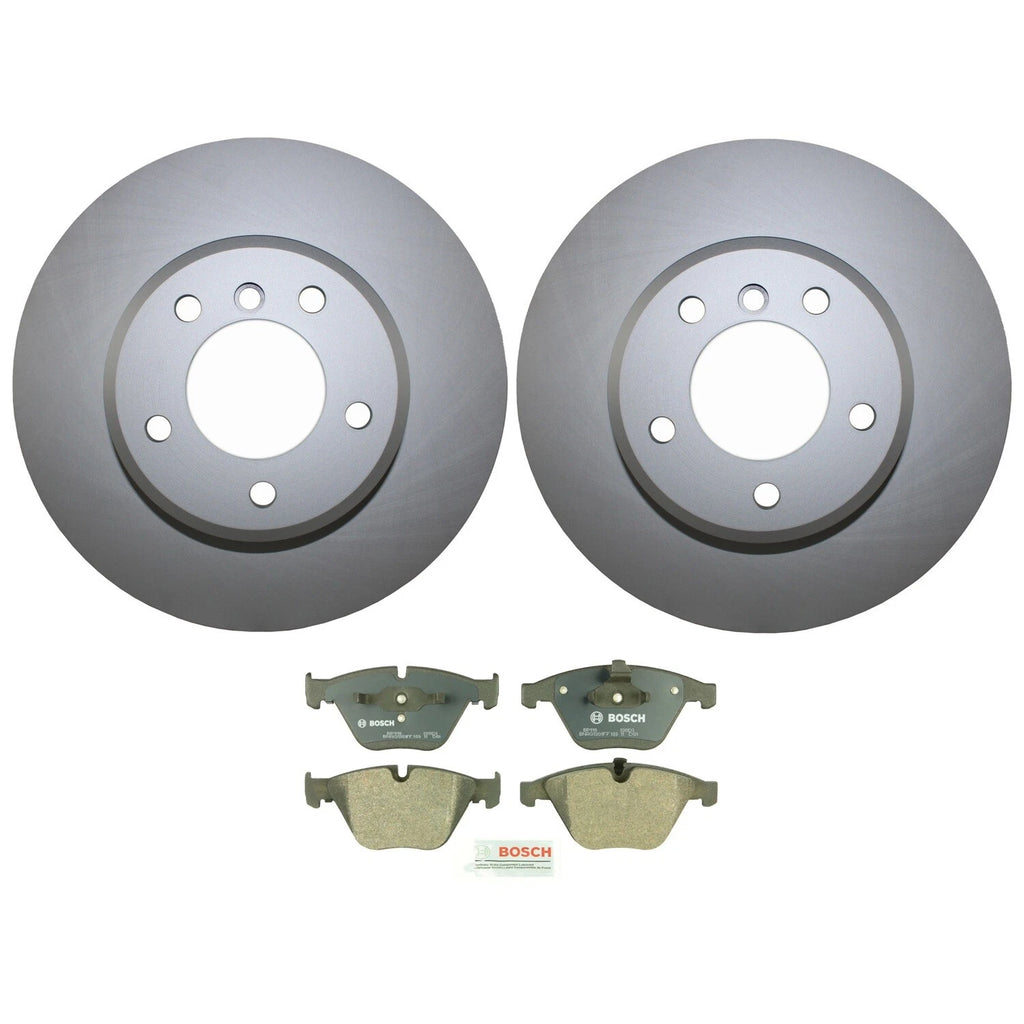 Front Brake Kit 324mm Rotors & Semi-Metallic Pads for BMW E60 E61 (2005–2010)