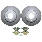 Front Brake Kit 324mm Rotors & Semi-Metallic Pads for BMW E60 E61 (2005–2010)