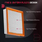 2PC Front Engine Air Filter for Lexus RX350L (2018–2022) & Dodge Durango (2018–2022)