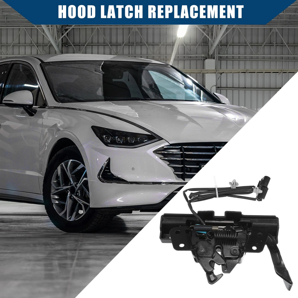 Hood Lock Latch for Hyundai Sonata (2015–2017) No.81130C1100
