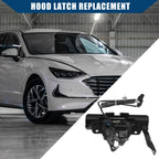 Hood Lock Latch for Hyundai Sonata (2015–2017) No.81130C1100