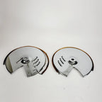 Front Chrome Rotor Covers for Harley Softail FXST FLST FXWG (1984–1991)