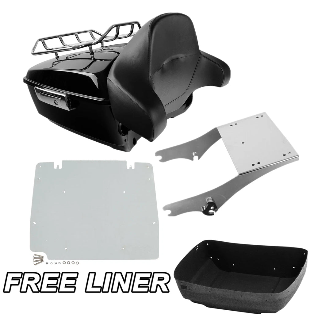 Trunk Pad Mount Rack Base Plate for Harley Touring Road Glide (1997–2008)