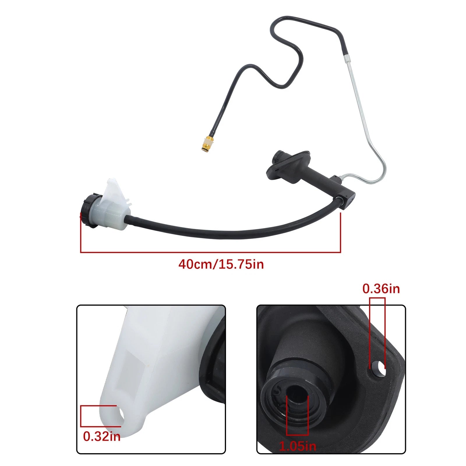 Clutch Master Cylinder and Line Assembly for Ford Ranger (1993–1994)