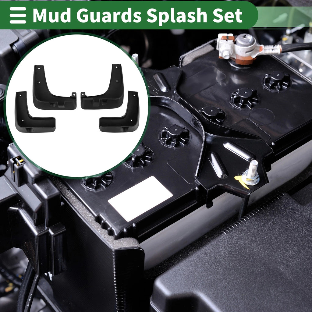 Mud Flaps Splash Guards for Kia Niro (2016–2021) W/ Mount Accessories