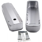Silver Valve Covers for Ford BBF 429 460 V8 Big Block (1968–1997)