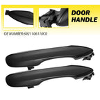Set of 2 Exterior Door Handles for Toyota Camry Avalon (2018–2023)