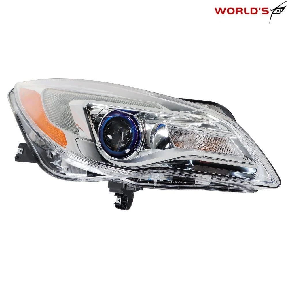 Set of 2 Projector Halogen Headlights for Buick Regal (2014–2017) Chrome