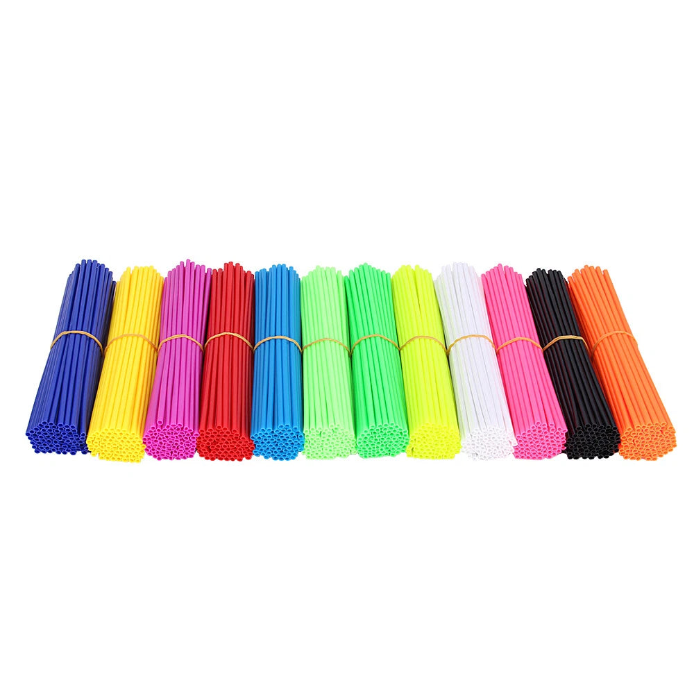 72Pcs Wheel Rim Guard Protector Wraps for Motocross Dirt Bike
