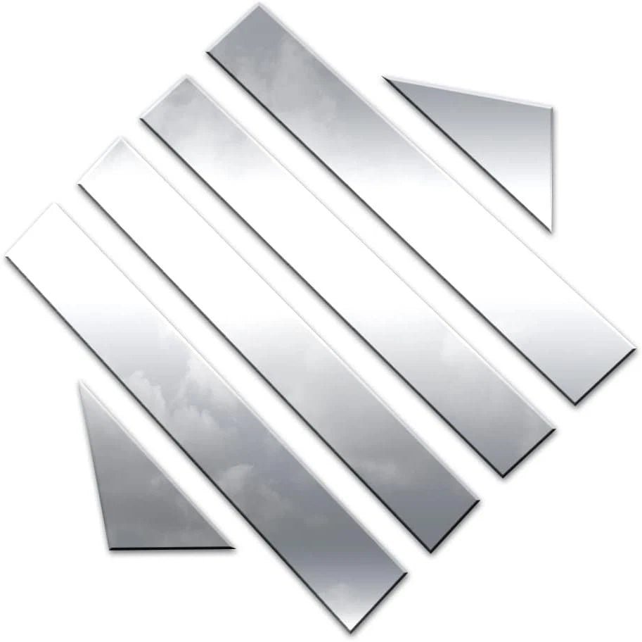 Chrome Pillar Post Trim with Triangles for Dodge Grand Caravan (2008–2020)