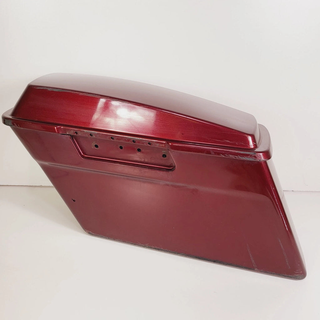 Left Saddlebag and Lid for Harley Davidson Touring (1996–2013) - Red