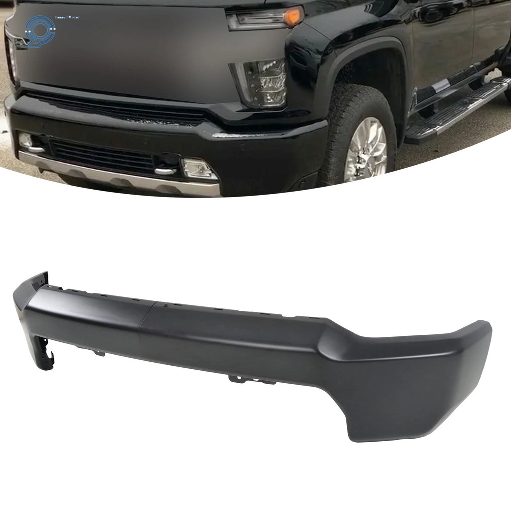 Black Front Bumper for Chevrolet Silverado 2500 HD 3500 HD (2020–2023)