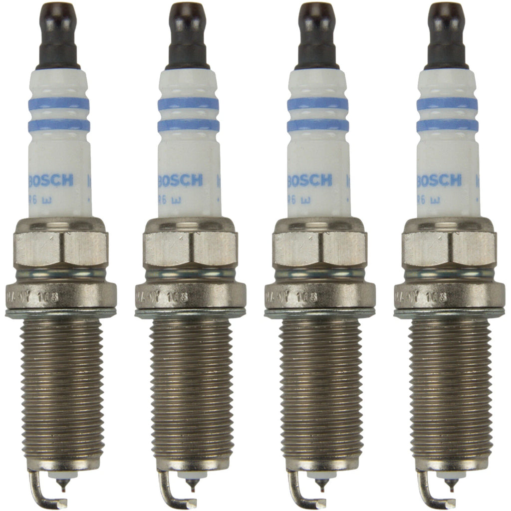 Set of 4 Bosch 9613 Double Iridium Spark Plugs for Lexus Subaru Suzuki Toyota