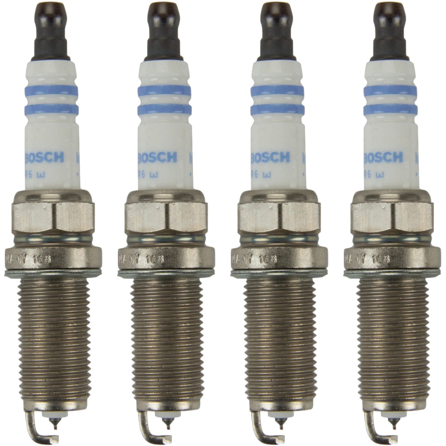 Set of 4 Bosch 9613 Double Iridium Spark Plugs for Lexus Subaru Suzuki Toyota