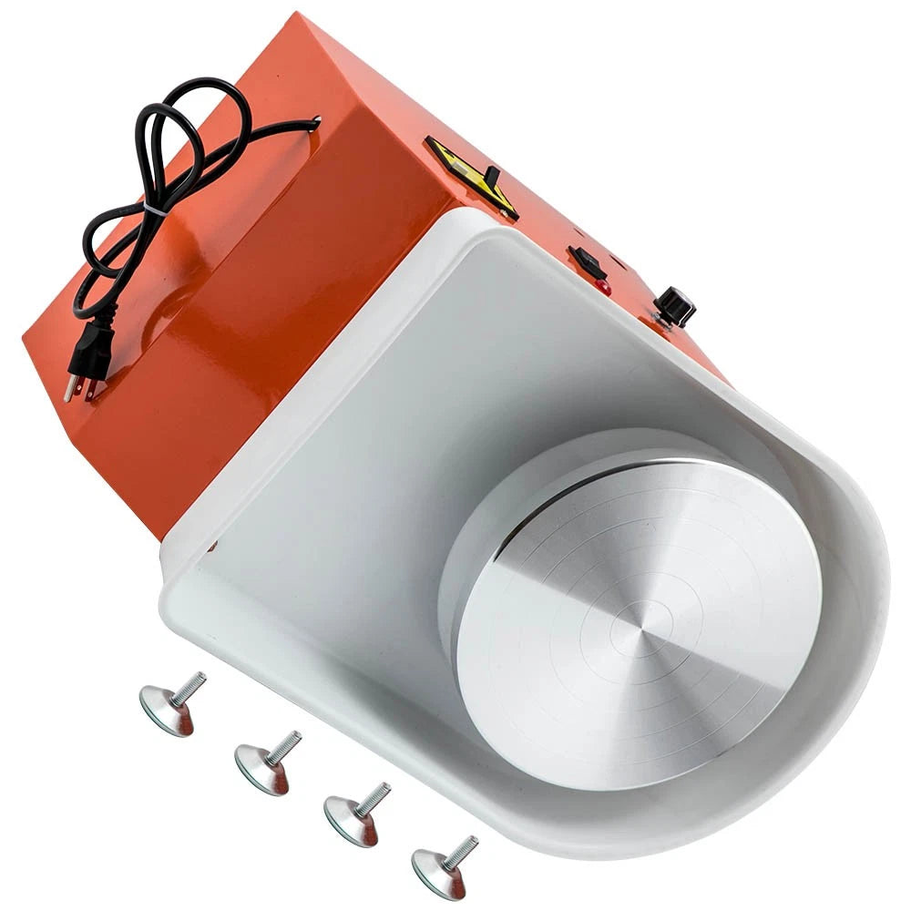 280W Electric Pottery Wheel for Artistic Ceramic DIY (25cm Plate)