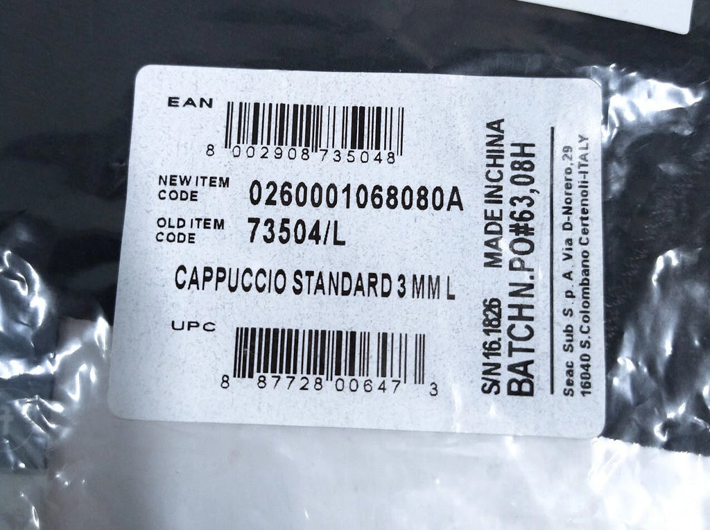 Hood Cap for Seac 0260001068080A, Cappuccio Standard 3 MM (73504)