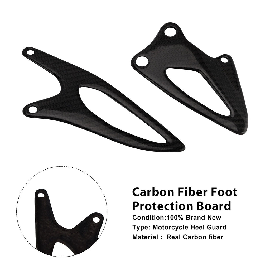 Carbon Fiber Foot Protection Board for Yamaha YZF R1 R1M (2020–2025)
