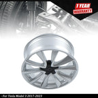 Set of 4 19" Silver Alloy Wheels for Tesla Model 3 (2017–2023)