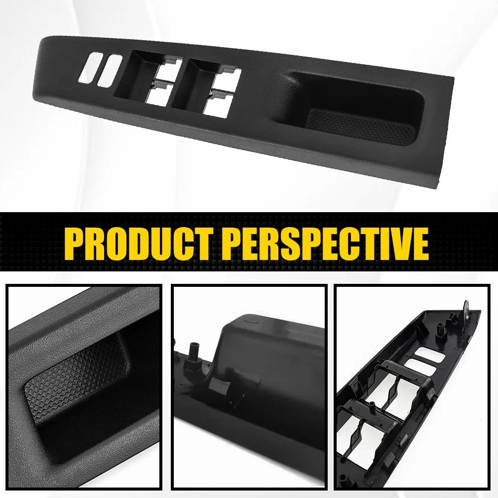 Window Switch Panel Bezel Trim for Toyota Yaris (2012-2014) Black