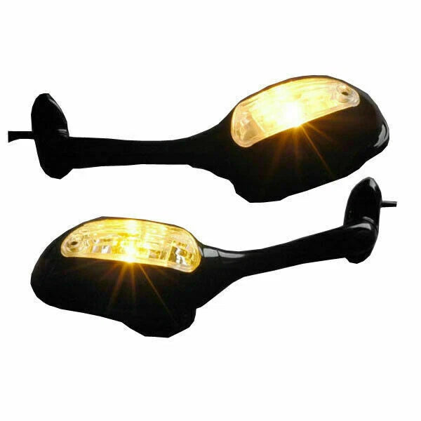 Turn Signal Mirrors for Suzuki GSXR 600 750 2006–2014 GSXR 1000 2005–2014 BLK T9
