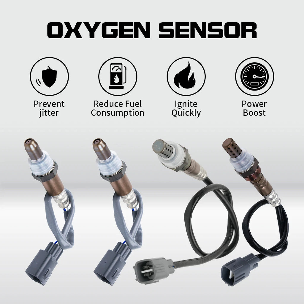 Set of 4 Oxygen Sensors for Toyota Tundra 5.7L, Sequoia, 4Runner 4.0L V6