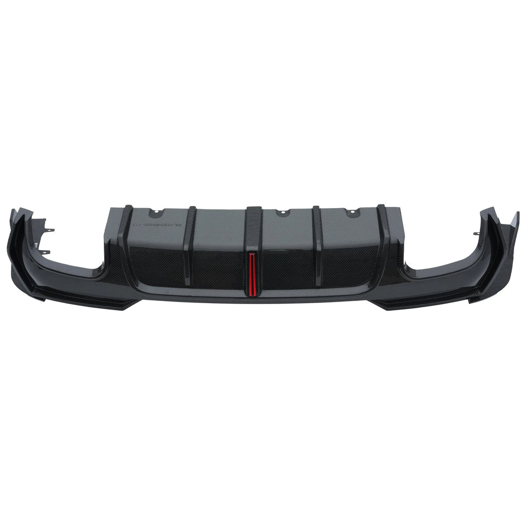 Carbon Fiber Rear Diffuser Lip for BMW G22 G23 4 Series M Sport (2021–2024) LED