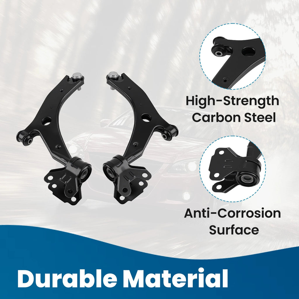 8x Front Lower Control Arm Ball Joint Tie Rod End for Mazda 3 (2010–2013)