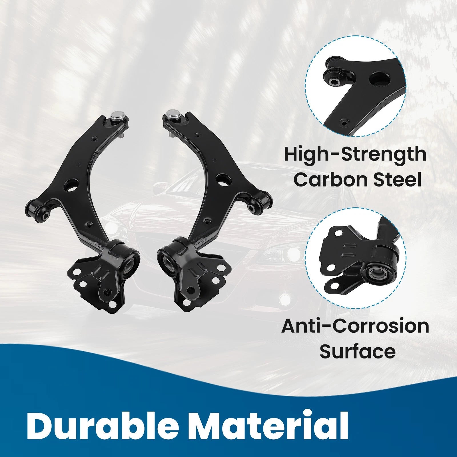 8x Front Lower Control Arm Ball Joint Tie Rod End for Mazda 3 (2010–2013)