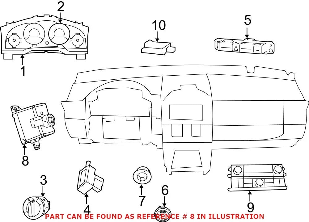 Keyless Entry Receiver for Chrysler Town & Country (2008–2016) 68105739AC
