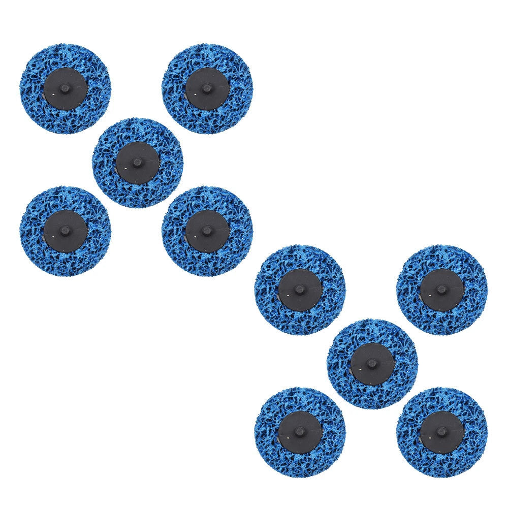 Set of 10 Quick Change Strip & Clean Discs for Automotive Paint Rust