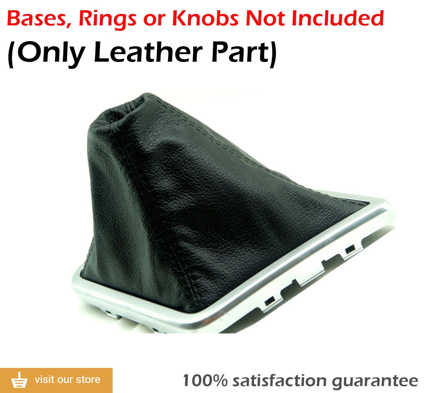 Manual Boot Cover for Dodge Challenger (2008–2014) Black Leather Synthetic