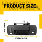 Tailgate Handle Liftgate Latch for Toyota Tundra (2007–2013) w/Camera Hole Black