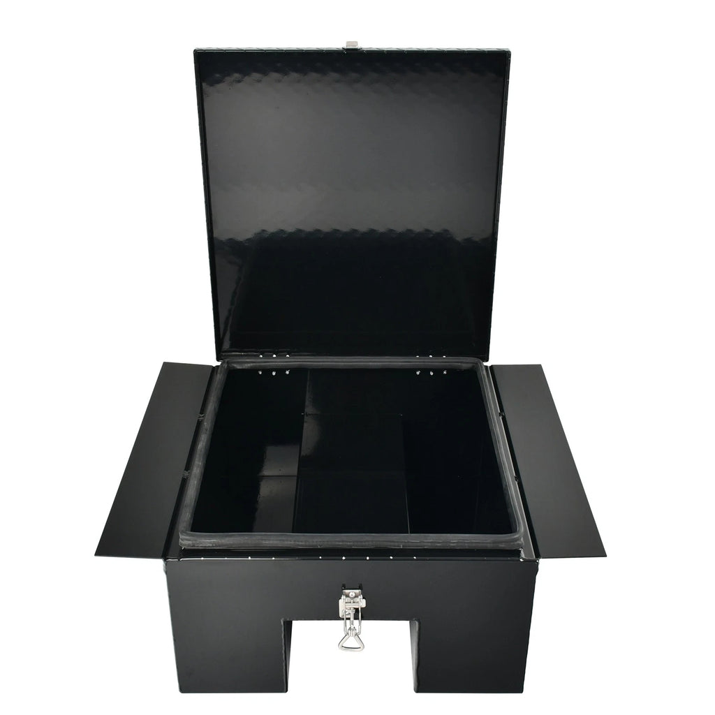 Diamond Tread Aluminum In-Frame Tool Box for Truck (22"x24"x12")