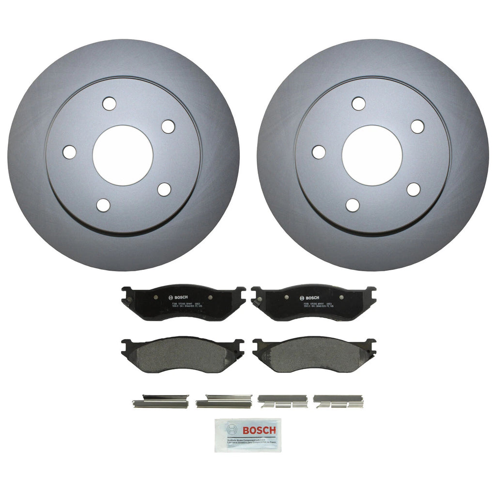 Front Brake Kit 336mm Disc Rotors & Bosch Pads for Dodge Ram 1500 (2002–2003)