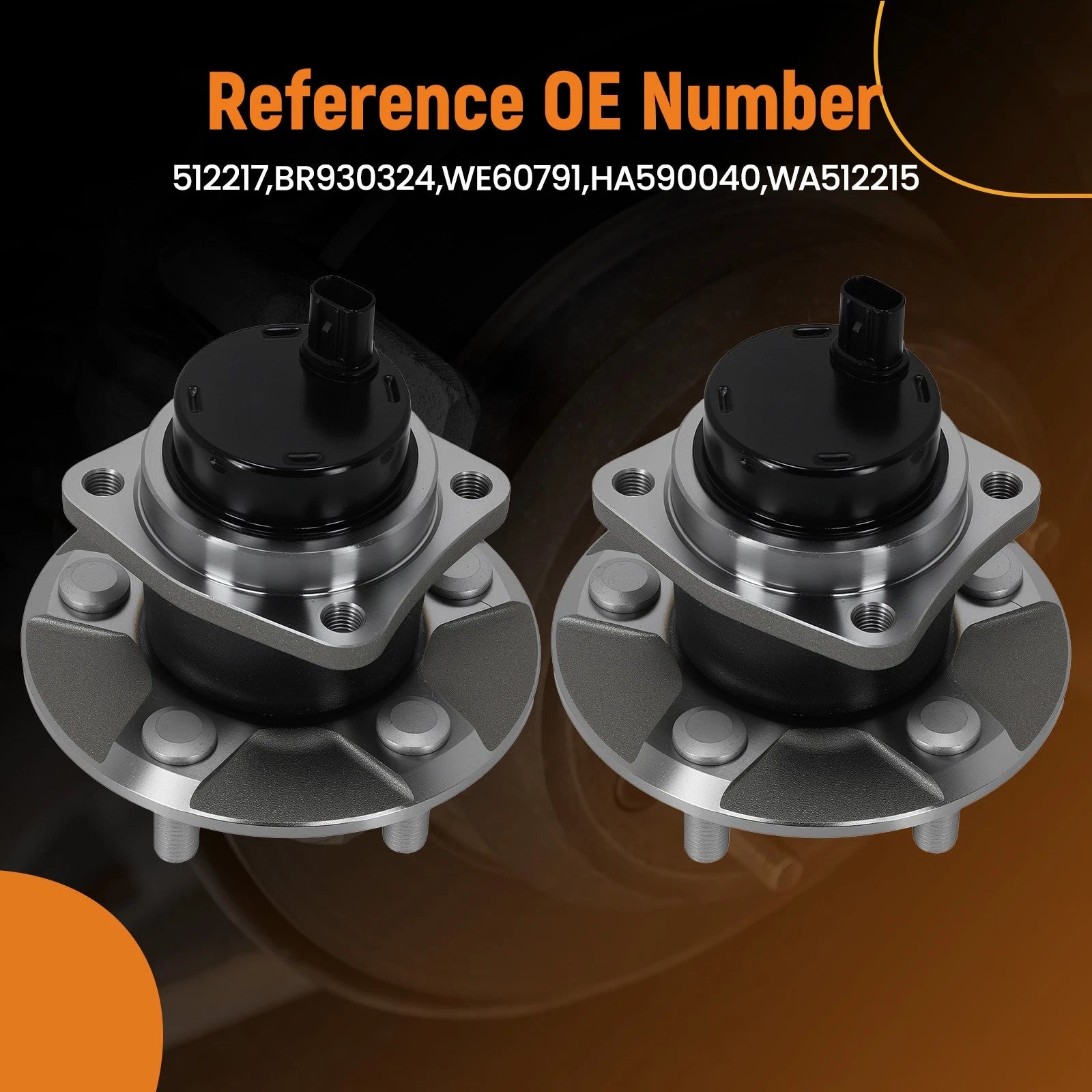 Rear 5 Bolt Wheel Hub Assembly for Toyota Prius, Scion tC (2004–2010) BR930324