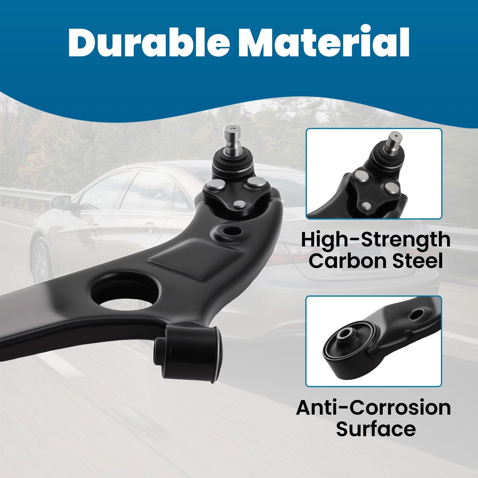 Front Left Control Arm with Ball Joint for Hyundai Sonata/Azera (2011-2014)