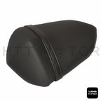Black Leather Rear Pillion Seat for Kawasaki Z1000 (2007–2009)