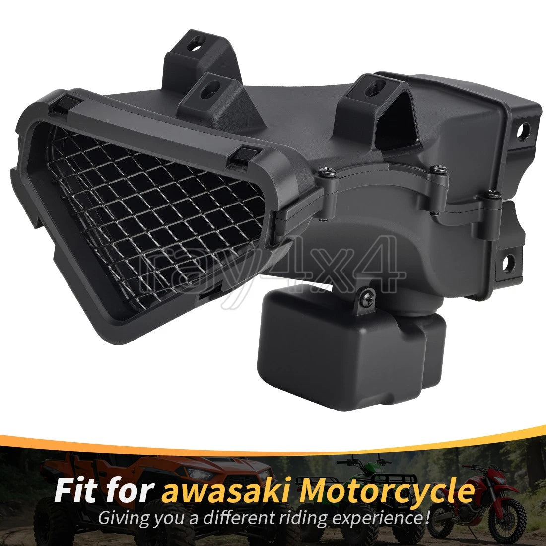 Ram Air Intake Duct for Kawasaki Ninja ZX6R ZX6RR (2005–2006) #39045-0011 #39045-0020