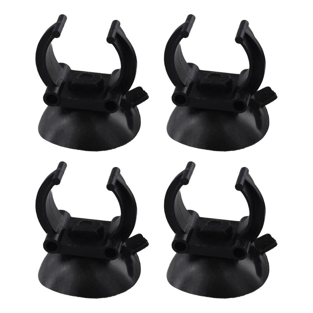 Suction Cup Clips for Aquarium Heater or Rain Bars (Set of 4/8)